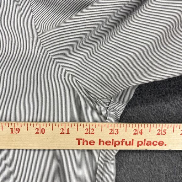 Calvin Klein Shirt Mens 16.5 34/35 Gray Slim Fit Performance Non-Iron Dress - Picture 9 of 15